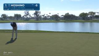 Rikuya Hoshino holes 18-foot birdie putt at Cognizant Classic