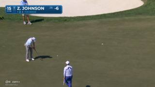 Zach Johnson holes 16-foot birdie putt at Cognizant Classic
