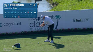Patrick Fishburn drains 20-foot birdie putt at Cognizant Classic