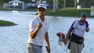 Adam Scott wins with clutch par on the 72nd hole at Cadillac Championship