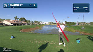 Brice Garnett hunts the flagstick and birdies at Cognizant Classic