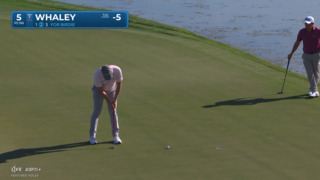Vince Whaley converts birdie putt at Cognizant Classic