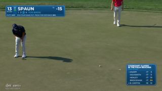 J.J. Spaun drains 14-footer for birdie at Cognizant Classic