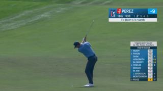 Victor Perez reaches green in two leading to eagle at Cognizant Classic