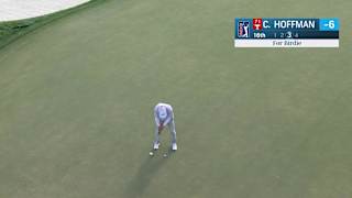 Charley Hoffman sinks a 54-foot birdie putt at Cognizant Classic