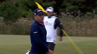 Justin Thomas' beautiful approach from the rough at THE CJ CUP