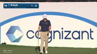 Jeremy Paul makes birdie on No. 18 at Cognizant Classic