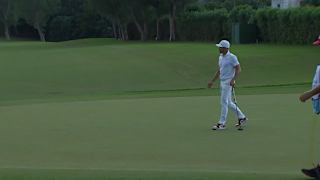 Camilo Villegas drains putt for birdie at Butterfield Bermuda