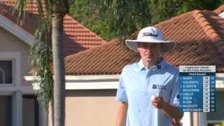 Joe Highsmith drains birdie putt at Cognizant Classic