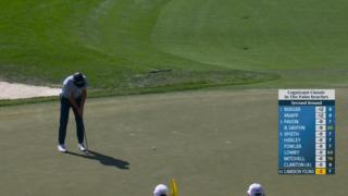 Cameron Young makes 9-foot birdie putt at Cognizant Classic
