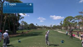 Alejandro Tosti throws dart off the tee to set up birdie at Cognizant Classic