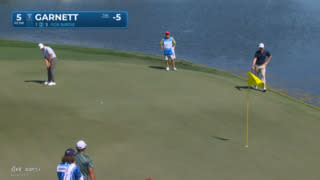 Brice Garnett jars a 42-foot birdie putt at Cognizant Classic