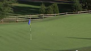 Justin Leonard makes birdie on No. 16 at Dominion Energy Charity Classic