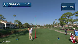 Quade Cummins stellar tee shot sets up tap-in birdie at Cognizant Classic