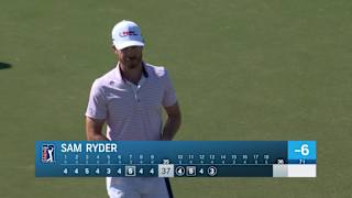 Sam Ryder makes a 13-foot birdie putt at Cognizant Classic
