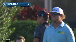 Isaiah Salinda's tee shot sets up birdie at Cognizant Classic