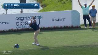 Chan Kim's quality tee shot leads to birdie at Cognizant Classic