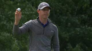 Rory McIlroy's classy bunker shot on No. 18 at Deutsche Bank