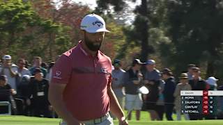 Jon Rahm nearly aces No. 16 at Genesis