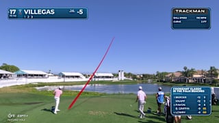 Camilo Villegas’ tee shot sets up birdie at Cognizant Classic