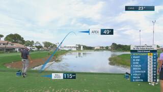 Taylor Montgomery cards quadruple bogey at Cognizant Classic