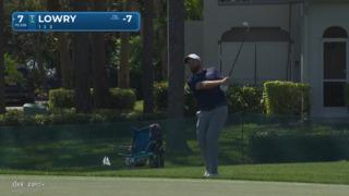 Shane Lowry chips-in for birdie at Cognizant Classic