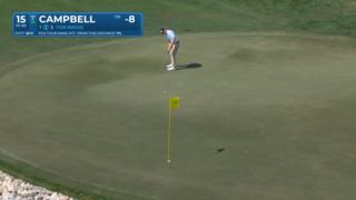 Brian Campbell drains a 32-foot birdie putt at Cognizant Classic