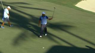 Fabian Gomez birdies No. 17 at Sony Open