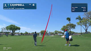Brian Campbell holes out for birdie from 37-feet on No. 4 at Cognizant Classic