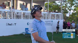 Nico Echavarria hits 164-yard tee shot to 10 feet, sets up birdie on No. 17 at Cognizant Classic