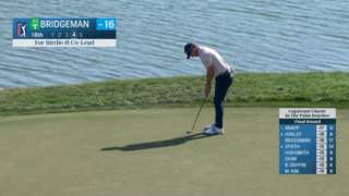 Jacob Bridgeman cards closing birdie at Cognizant Classic