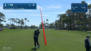 Sungjae Im navigates hole No. 3 for birdie at Cognizant Classic
