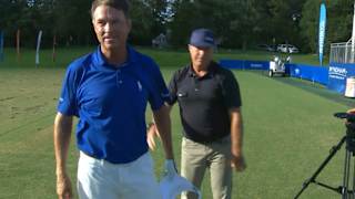 Davis Love III wins the Wyndham Championship for the third time