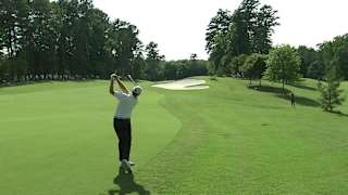 Robby Shelton makes birdie on No. 15 at BMW Charity Pro-Am