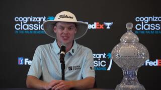 Joe Highsmith’s news conference after winning Cognizant Classic