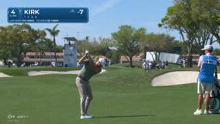 Chris Kirk sends approach to 6 feet to set up birdie at Cognizant Classic