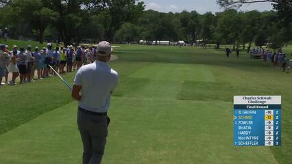 Matti Schmid | Round 4 | 3rd hole | Shot 1 | 2025 Charles Schwab