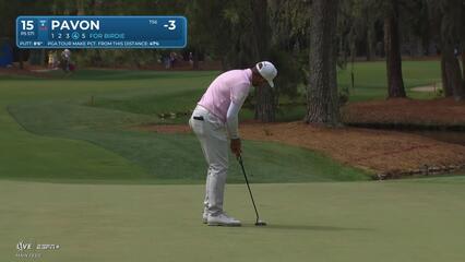 Matthieu Pavon | Round 4 | 15th hole | Shot 5 | 2025 RBC Heritage