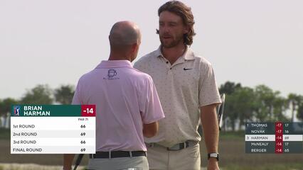 Brian Harman | Round 4 | 18th hole | Shot 3 | 2025 RBC Heritage