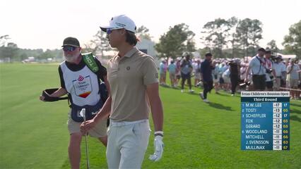 Min Woo Lee | Round 3 | 18th hole | Shot 2 | 2025 Houston Open