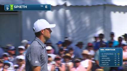 Jordan Spieth | Round 2 | 9th hole | Shot 4 | 2026 RBC Heritage