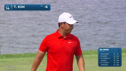 Tom Kim | Round 3 | 14th hole | Shot 4 | 2025 3M Open