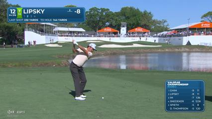 David Lipsky | Round 2 | 12th hole | Shot 2 | 2026 Valspar