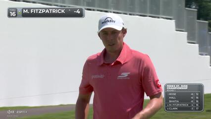 Matt Fitzpatrick | Round 1 | 16th hole | Shot 5 | 2025 FedEx St. Jude