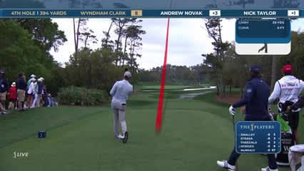 Wyndham Clark | Round 2 | 4th hole | Shot 1 | 2026 THE PLAYERS