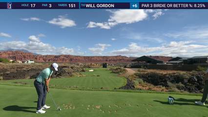 Will Gordon | Round 1 | 17th hole | Shot 1 | 2025 Bank of Utah