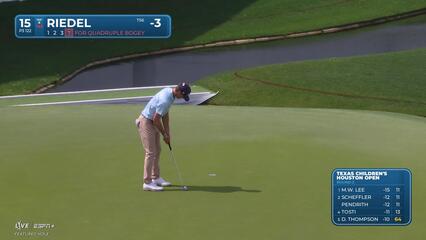 Matthew Riedel | Round 3 | 15th hole | Shot 7 | 2025 Houston Open
