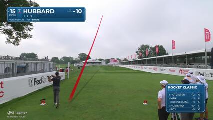 Mark Hubbard | Round 2 | 15th hole | Shot 1 | 2025 Rocket Classic