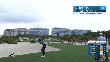 Akshay Bhatia | Round 3 | 2nd hole | Shot 1 | 2024 Hero World Challenge