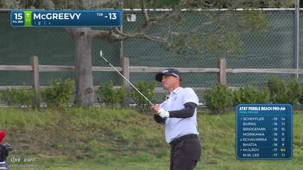 Max McGreevy | Round 4 | 15th hole | Shot 2 | 2026 AT&T Pebble Beach